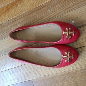 Tory Burch Everly Ballet Flat Red Size 6